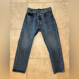 Women’s Levi 501 Blue Jeans 27 x 26
